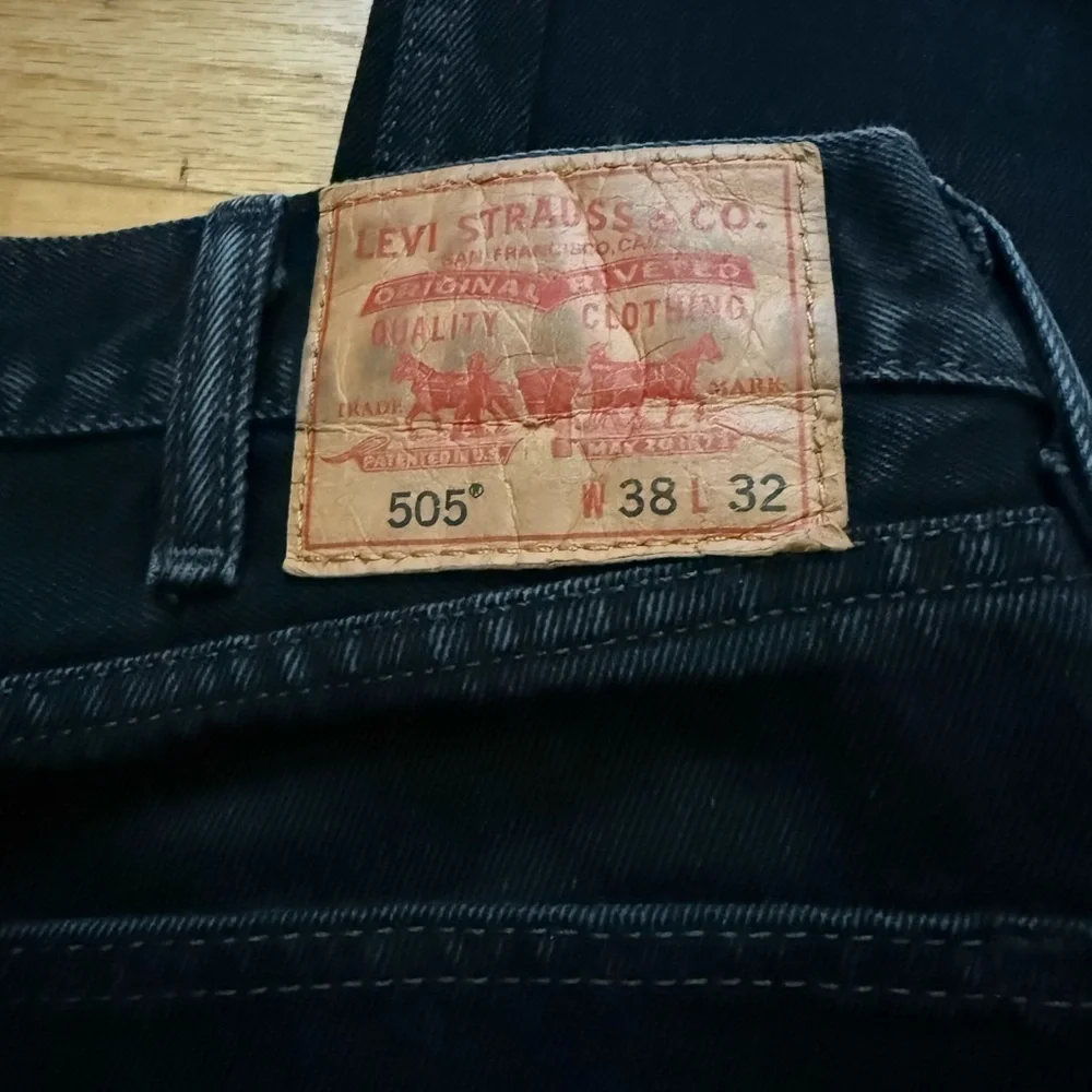Levi's Men's Straight Black Jeans